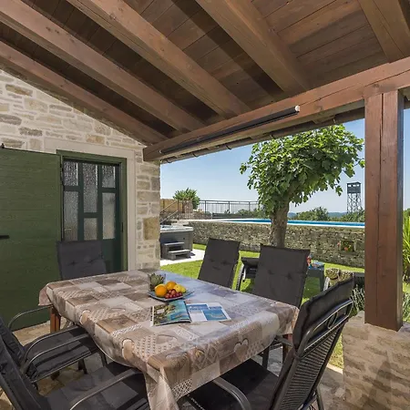 Ana Rita For 6 People - Beautiful Rustical With Heated Pool & Jacuzzi In Istria * كانافانار
